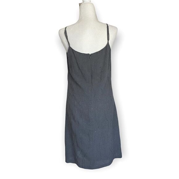 Express Gray Silver Threaded Spaghetti Strap Knee length Dress SZ 11/12 - Picture 2 of 11